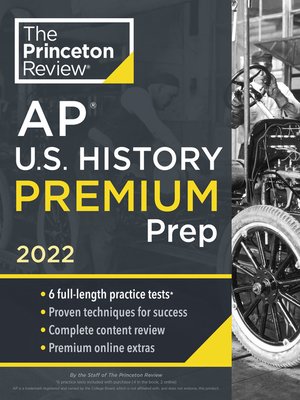 cover image of Princeton Review AP U.S. History Premium Prep, 2022